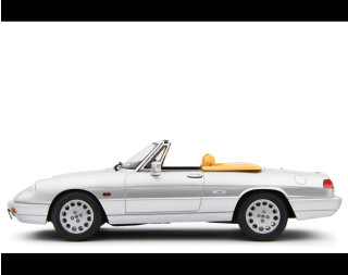 Alfa Romeo Spider 1.6 - 2.0i 1990 Grigio metallizzato Laudoracing 1:18 Resinemodell (Türen, Motorhaube... nicht zu öffnen!)